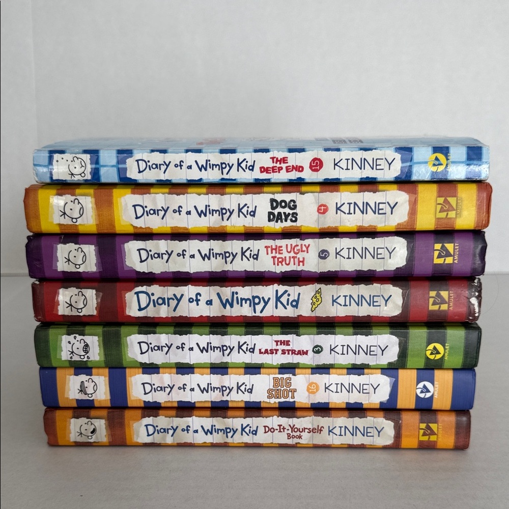 Diary of a Wimpy Kid Book Set/ Bundle of 7 Books/ Hardcover Kids Reading - Picture 13 of 13